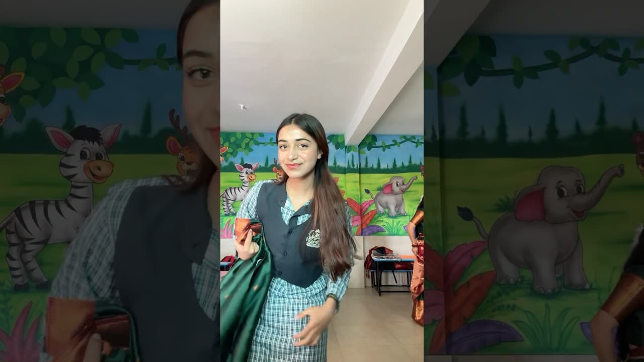 Getting ready in School 🏫😱❤️  #shorts #trending #minivlog #function #viral