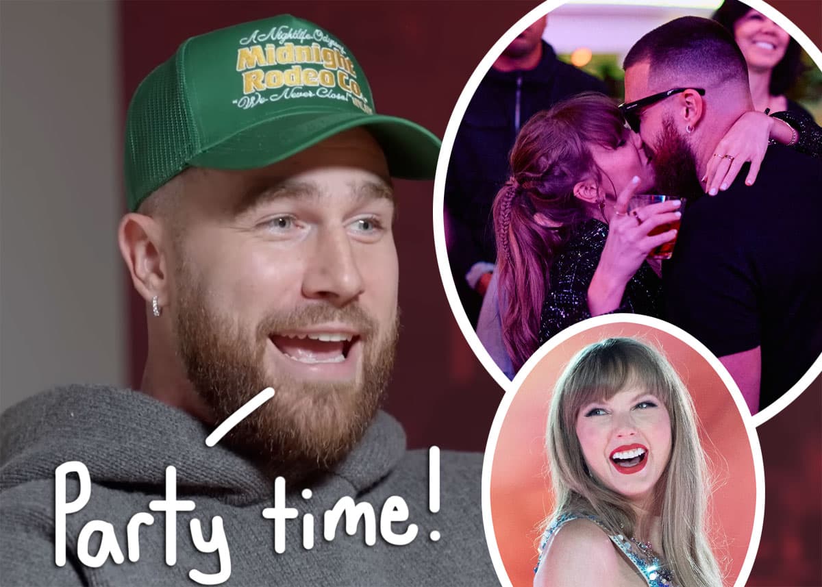 Travis Kelce Seen Having Bachelor Party Style Fun In LA -- While Taylor Swift's Rhode Island Mansion Was Buzzing With Activity