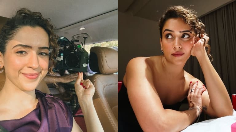 Sanya Malhotra Drops Captivating BTS Glimpses From Sundar Poonam Sets; Shares A Raw, Real Look