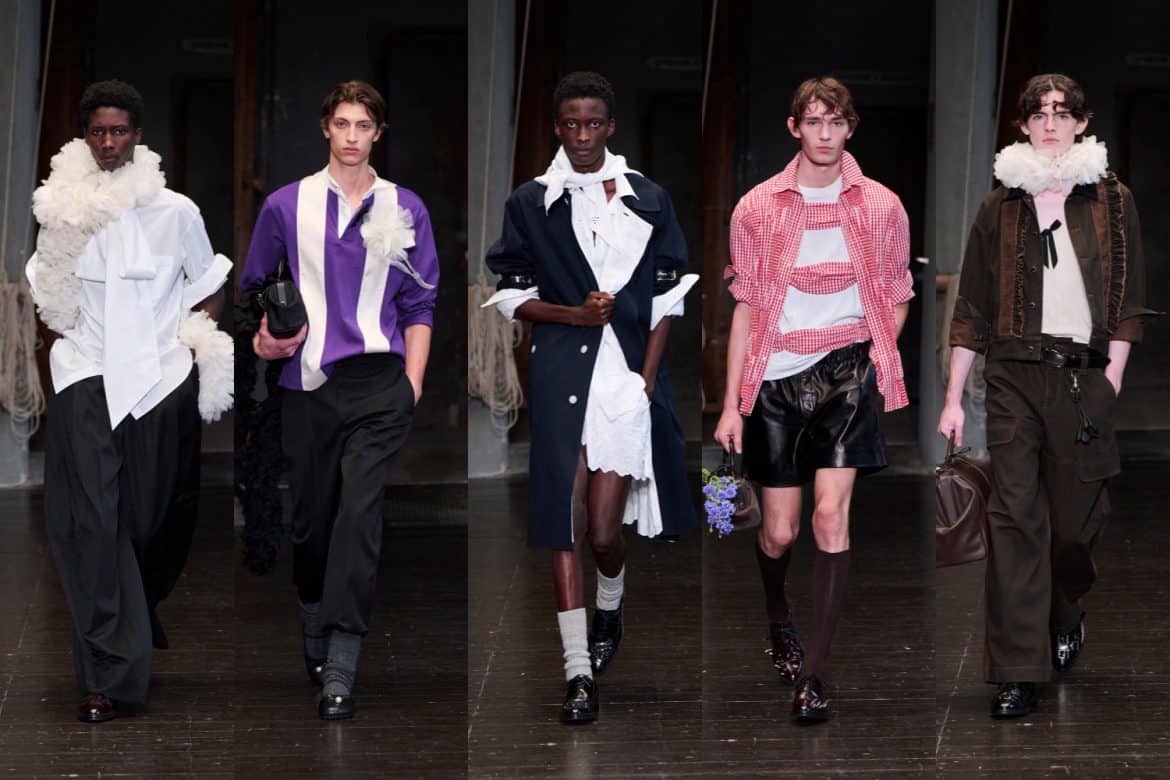 Soft Boys Rule at Simone Rocha’s Debut Menswear Show — 1 of 8
