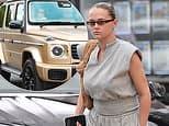 Molly-Mae Hague is spotted leaving the nail salon in a snazzy £250K gold Mercedes G-Wagon as the new mum reveals she doesn't even like her pricey purchase