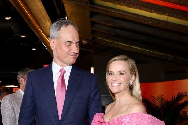 Reese Witherspoon makes red-carpet debut with new boyfriend at Elle premiere