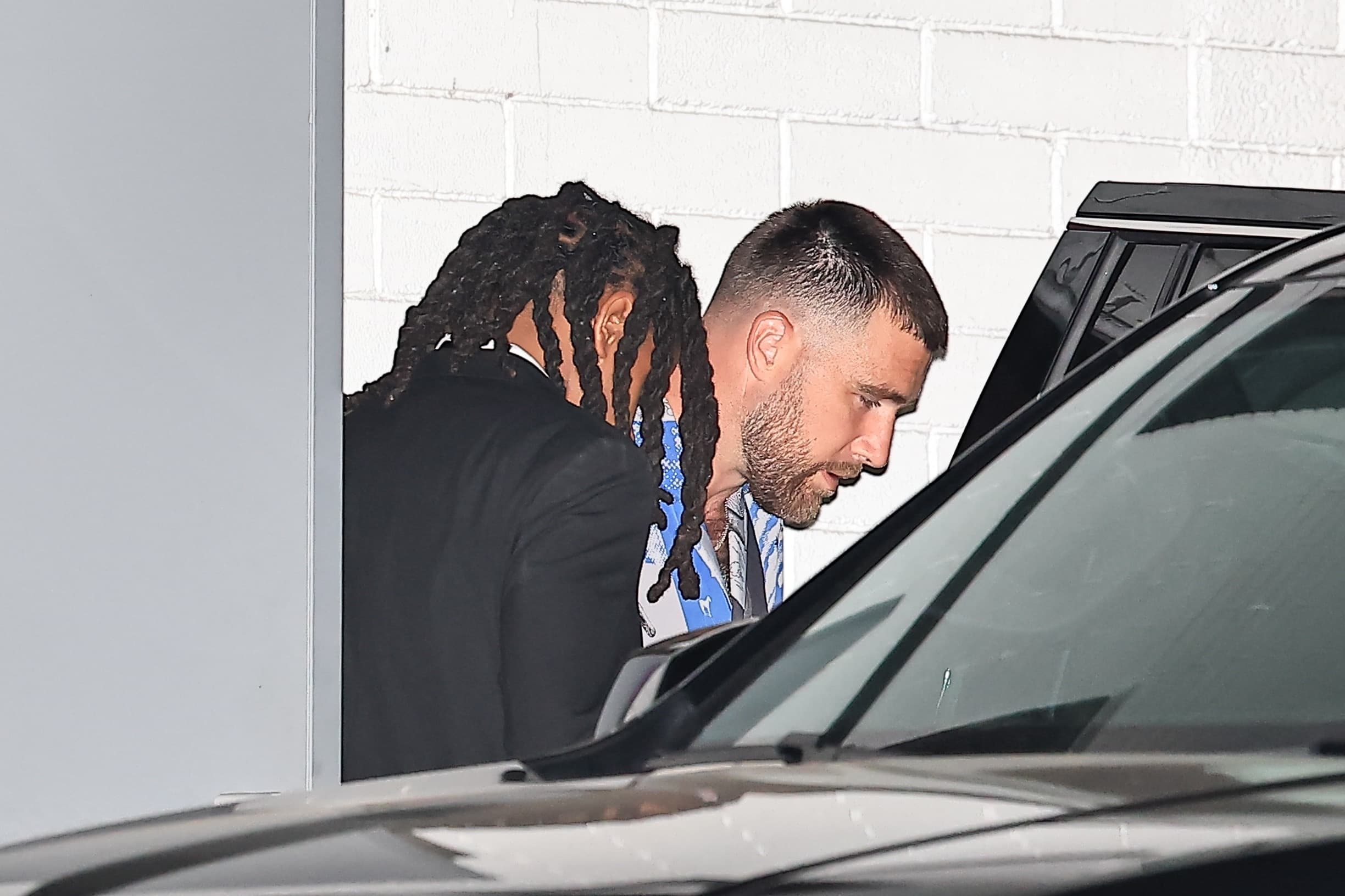 Travis Kelce has boys’ night in LA as guests gather at Taylor Swift’s Rhode Island home ahead of wedding — 1 of 8