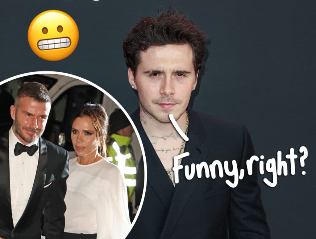 Brooklyn Beckham's Full Ad Dissing Dad David Drops -- And It's NOT Getting The Reaction He Likely Expected From Fans!